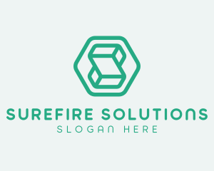 Modern Geometric Technology logo design