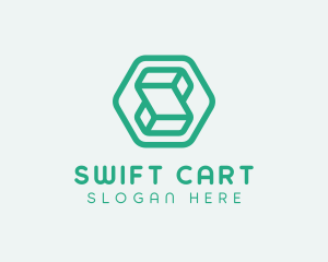 Modern Geometric Technology logo design