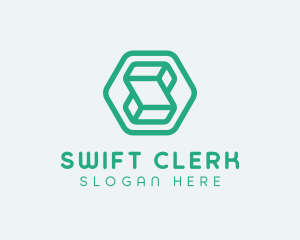 Modern Geometric Technology logo design