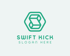 Modern Geometric Technology logo design