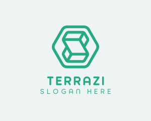 Modern Geometric Technology logo design