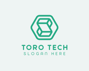 Modern Geometric Technology logo design