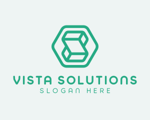 Modern Geometric Technology logo design