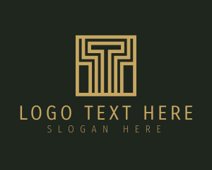 Pawnshop - Luxury Business Letter T logo design