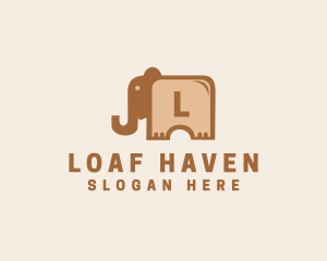 Elephant Loaf Bread  logo design