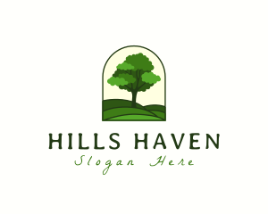 Green Tree Hill logo design