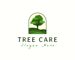 Green Tree Hill logo design