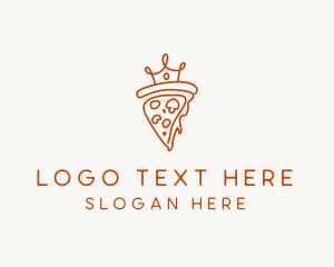 Simple - Royal Pizza Crown logo design