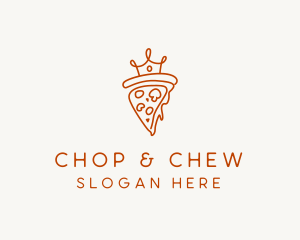 Fast Food - Royal Pizza Crown logo design