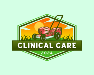 Lawn Mower Maintenance logo design