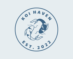 Koi - Marine Fish Tank logo design