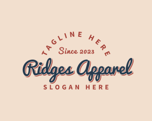 Apparel Retro Business logo design