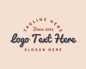 Apparel Retro Business Logo