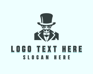 Suit - Gentleman Tuxedo Grooming logo design