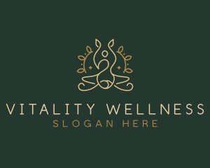 Yoga Meditate Wellness logo design