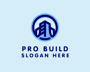 Skyscraper Building Property logo design