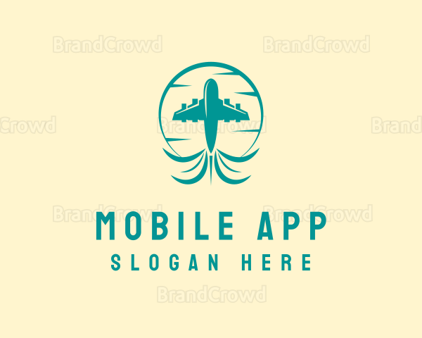 Airplane Travel Flight Logo