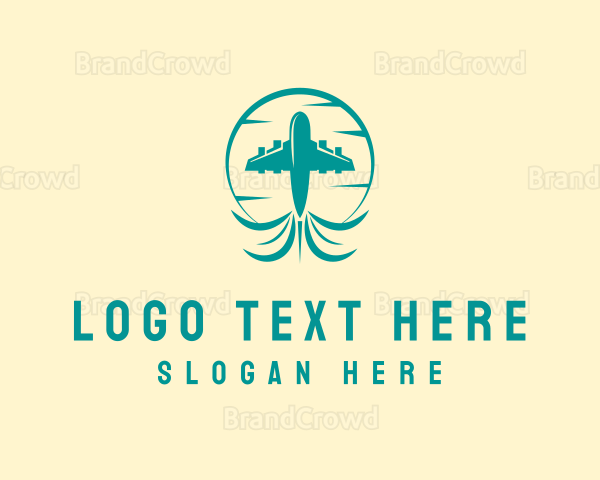 Airplane Travel Flight Logo