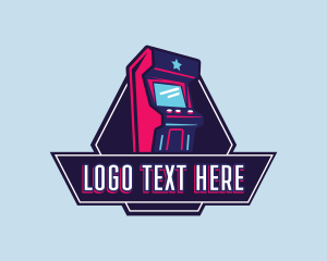 Arcade Machine - Arcade Video Game logo design