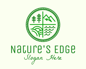 Outdoor - Outdoor Nature Badge logo design