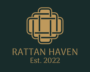 Rattan - Deluxe Textile Pattern logo design