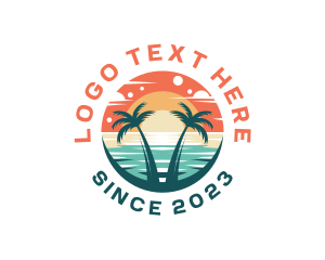 Coast - Summer Beach Resort Island logo design