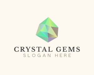 Diamond Gemstone Jewel logo design