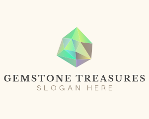 Diamond Gemstone Jewel logo design