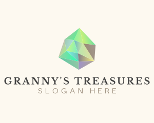 Diamond Gemstone Jewel logo design