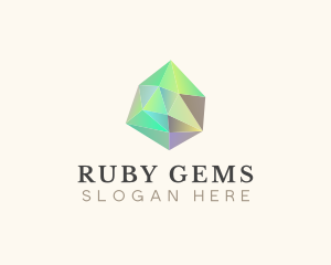 Diamond Gemstone Jewel logo design