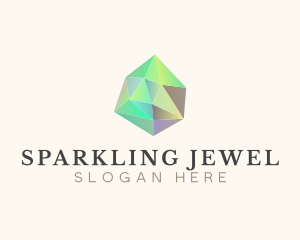 Diamond Gemstone Jewel logo design