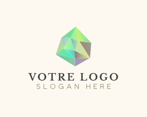 Shape - Diamond Gemstone Jewel logo design