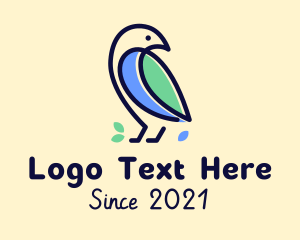 Bird Observatory - Nature Jungle Bird logo design