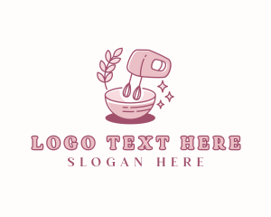 Wooden Spoon - Baking Mixer Bakery logo design