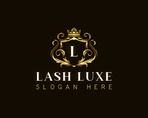 Luxury Crown Shield logo design