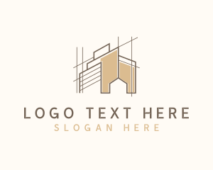 Contractor - Home Builder Architect Contractor logo design