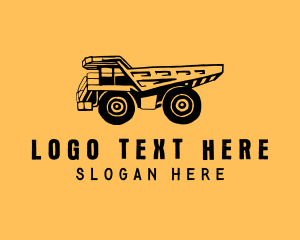 Construction - Construction Dump Truck logo design