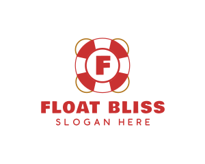 Lifeguard Float Safe Emergency logo design