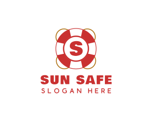 Lifeguard Float Safe Emergency logo design