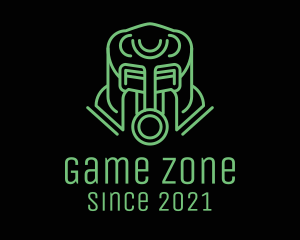 Game Robot Helmet logo design