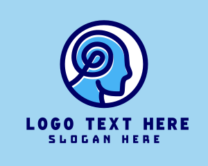 Thinking - Human Mind Neuroscience logo design