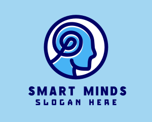 Human Mind Neuroscience  logo design