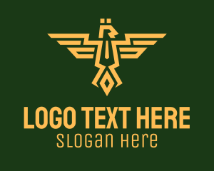 Army - Eagle Army Crest logo design