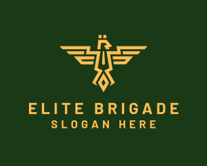 Brigade - Eagle Army Crest logo design
