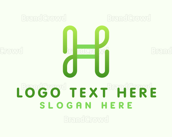 Modern Creative Gradient Letter H Logo