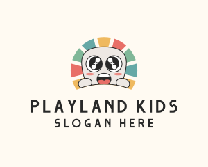Kid - Colorful Amazed Kid logo design