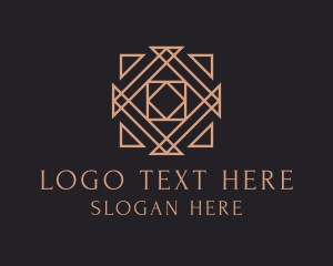 Abstract Floor Tile Pattern  Logo