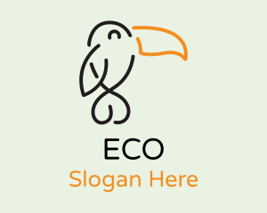Happy Wild Toucan Logo