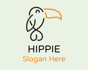 Happy Wild Toucan Logo