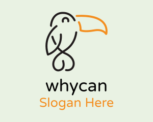 Happy Wild Toucan Logo